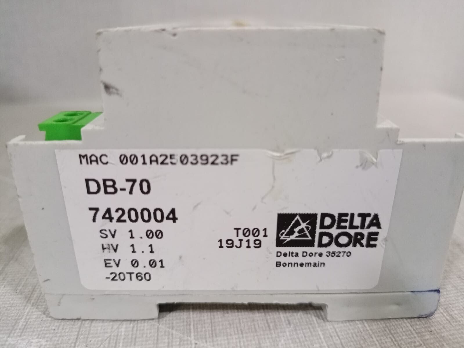 USED DELTA DORE DEL-SYS DB-70 7420004 SV 1.00 HV 1.1 MODULE_ W/O ACCS. - Image 2