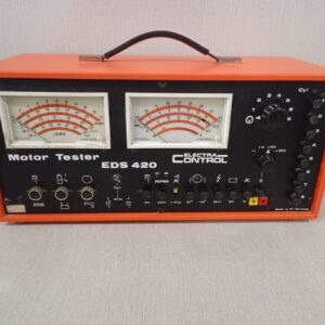 USED ELECTRA CONTROL EDS 420 MOTOR TESTER TYP 420I - MISSING BUTTONS & W/O ACCS.