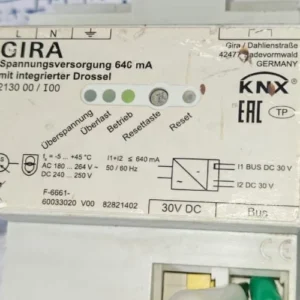 USED GIRA 2130 00/I00 Power Supply 640mA