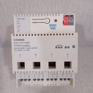 SIEMENS 5WG1 510-1AB03 SWITCH KNX Load switch, 4 x AC 230 V, 16 A-New with Damaged Box