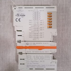 USED LOT 6 PCS BECKHOFF EL1809 16-CHANNEL DIGITAL INPUT TERMINAL