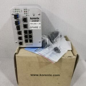 Korenix JETNET 169.200.1.39/ 5010G Spare 2 Compact Ethernet Switch VER.V2.4 / New – Open box