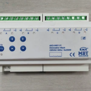 USED MDT KNX AKD-0401.01 DIMMAKTOR 4FACH 230VAC 50Hz/4X250W - W/O ANY ACCS.