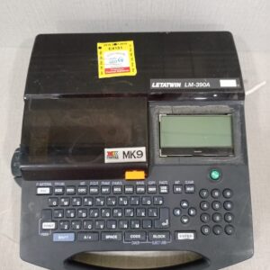 USED MAX LETATWIN LM-390A Cable ID Printer LM-390A/PC CE - W/O COVER OF THE SCREEN
