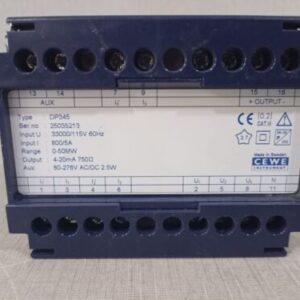 Used CEWE DP345 Transducer Input I 800/5A