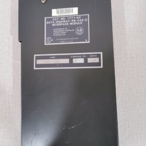 Used Allen Bradley 1771-KF Data Highway Interface Module/RS-232- C|F/W Rev. J|Ser A