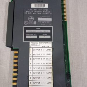 Allen Bradley 1771-OFE1 Analog Output Module 12 Bit | F/W Rev B | Ser A