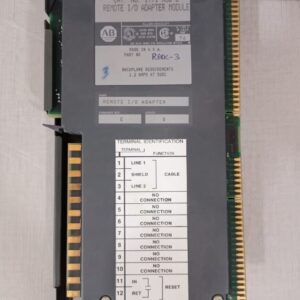 Used Allen Bradley 1771-ASB B Remote I/O Adapter Module / Firmware Rev E / Ser B