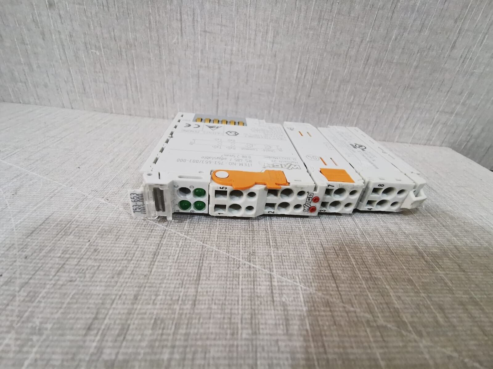 Used WAGO 753-653/003-000 / 753653003000 RS 485 ADJUSTABLE - Orbit Surplus