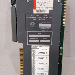 Used Allen Bradley 1771-IR Input Module Resistance Temp. Detector Ser A / Rev C