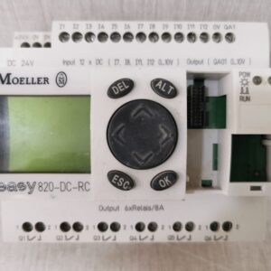 USED Moeller Easy 820-DC-RC Control Relay 24V- Missing Top Cover