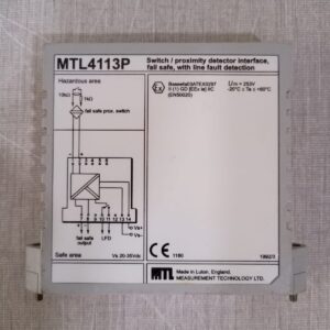 Used MTL Measurement MTL4113P Switch/Proximity Detector Interface