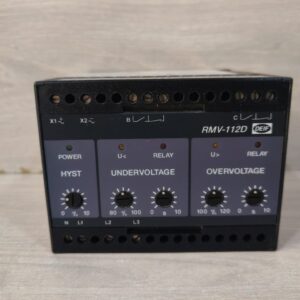 DEIF RMV-112D Uniline Voltage Relay | 231/400VAC | 24VDC/ Seller refurbished