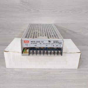 MEAN WELL NES-200-12 12V 17A 100-120VAC/4.5A POWER SUPPLY/ New – Open box