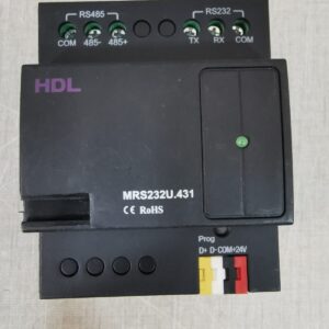 USED HDL MRS232U.431 F/W VER.HDL-V04.00U HDL RS232 BUS CONVERTER- W/O ANY ACCS.