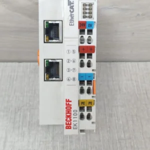 USED BECKHOFF EK1100 ETHERCAT COUPLER INTERFACE MODULE - W/O ANY ACCS.