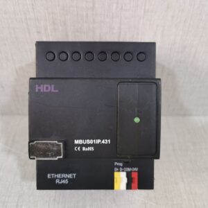 USED HDL MBUS01IP.431 1PORT IP INTERFACE F/W HDL-V05.13U W/O ANY ACCS.