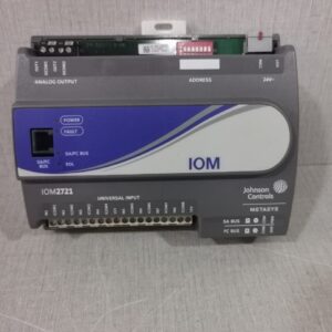 USED Johnson Controls MS-IOM2721-0 Input-Output Module / IOM2721 Rev F Ver 5.3
