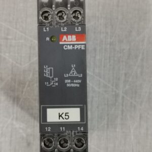 USED ABB CM-PFE Phase Sequence Monitoring Relay Lot 2Pcs