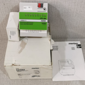 Merten InstaBus EIB KNX 644692 Binary Input REG-K/8x230- NEW W/ FILTHY BOX