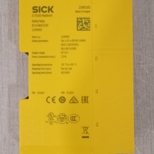 USED SICK Safety Relay RLY3-MULT100 1100692- MISSING TERMINAL CONNECTOR