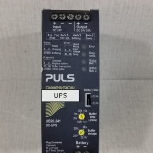 USED PULS UB20.241 DC-UPS 24V , 20A , UPS Control Unit 480W
