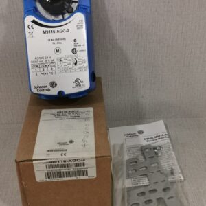 Johnson Controls M9116-AGC-2 ELECTRIC MOTOR ACTUATOR 140 IN-LB/16NM 24VAC/VDC / New – Open box