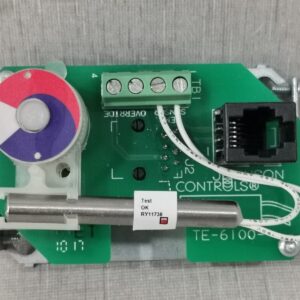 Johnson Controls TE-6100-12 Room Temperature Sensor with Connector-LOT 2 PCS