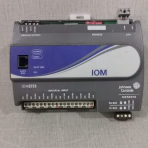 USED Johnson Controls MS-IOM2721-0 Input-Output Module / IOM2721 Rev C Ver 5.1.4