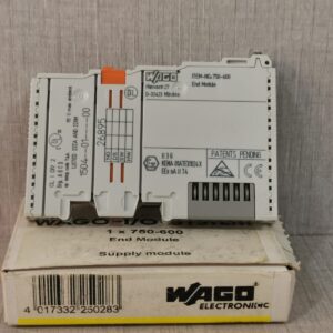 WAGO 750-600 BUS END TERMINAL MODULE - New Only Broken Box