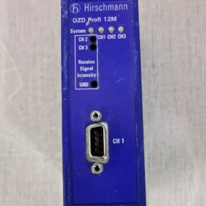 USED Hirschmann OZD PROFI 12M G12 Fiberoptic Module Profibus W/O ANY ACCS.