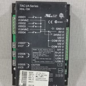 USED Schneider TAC I/A Series MNL-13R MNL-13RF3 LV FAN COIL | F3 8020