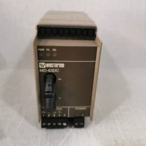 Westermo MD-63DC / MD-63ST SINGEL 3071-0401 Fibre Optic Modem- NEW WITH OLD STOCK BOX