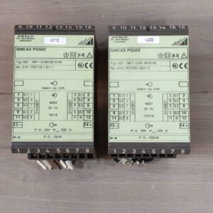 USED LOT 2 Camille Bauer SINEAX PQ502 / 502-34F1 G193 0010 00 TRANSDUCER CONVERTER