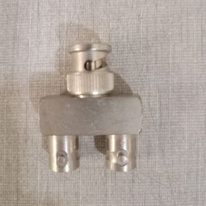 Used BNC SPLITTER ADAPTER JACK PLUG COAX CONNECTOR 7 PIECES 1 LOT