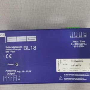 Used WOODWARD SEG BL18/BL1840024 -3X400VAC | IN 1.5A MOD.2 BATTERY CHARGER