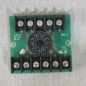USED LOT 3 PCS CURTIS MILW WIS RS11 Relay 10A 250V