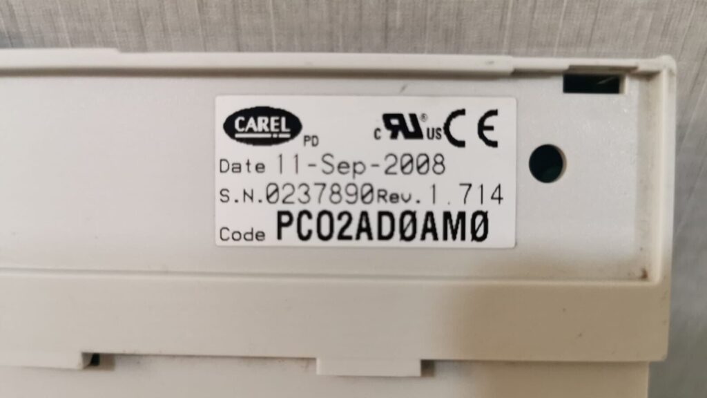 Used CAREL /AIREDALE PCO2AD0AM0 REV.1.714 CONTROLLER - Orbit Surplus
