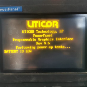 Uticor Technology Power panel 100G-1M1R4 Rev. E Rev G.6 50/60 DC - FOR PARTS OR NOT WORKING