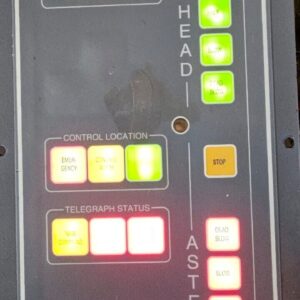 Used KONGSBERG NorControl ETU 001 820001 Engine Telegraph Unit / Part No: 8200011