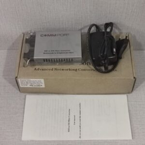 COMMPORT M100M SM-MM-10KM MULTIMODE TO SINGLEMODE FIBER COVERTER  -  New Open Box