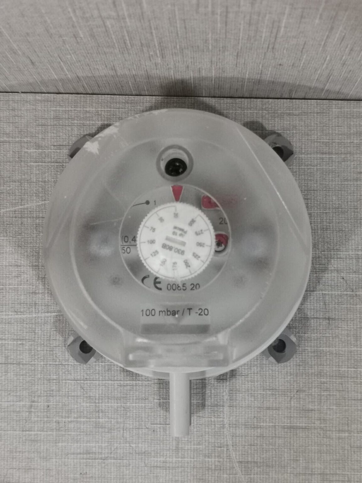 Used BECK Differential Pressure Switch 930.80B Pmax 100mbar Orbit Surplus