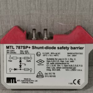 Used MTL 787SP+ SHUNT -DIODE SAFETY BARRIER LOT 2 PCS