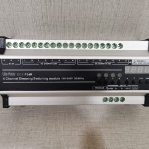Used Lite-Puter EDX-F04R 4 Channel Dimming/Switching Module 100-240V 50/60Hz