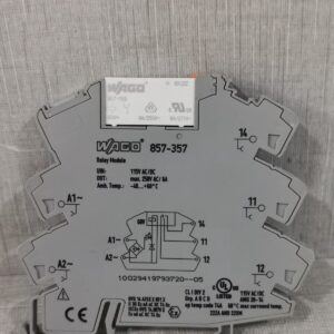 Used LOT 8 PCS WAGO 857-357 RELAY MODULE