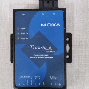 USED MOXA TCF-142-S-SC-T Serial to Fiber Converter