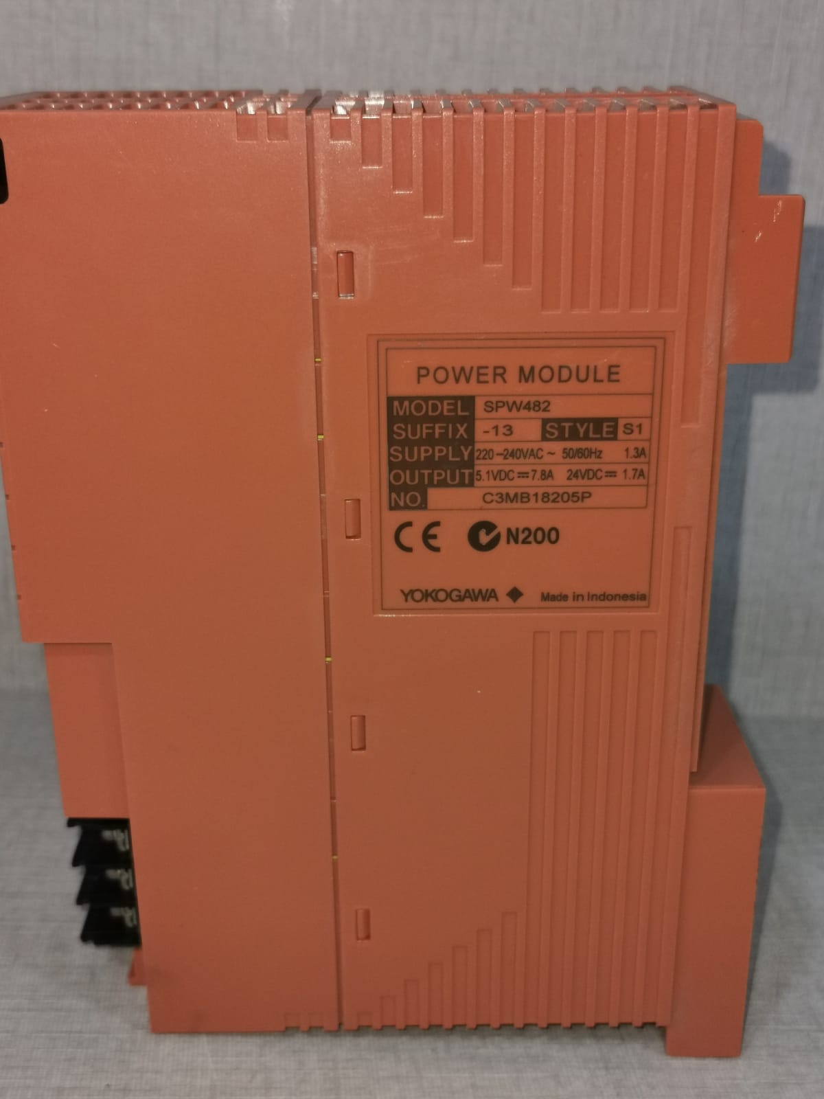 YOKOGAWA SPW482-13-S1 Power Module - Missing Top Cover - Seller Refurbished - Image 3