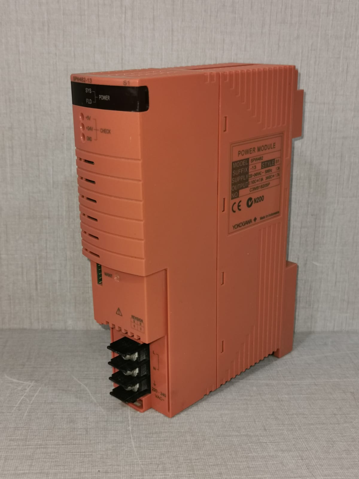 YOKOGAWA SPW482-13-S1 Power Module - Missing Top Cover - Seller Refurbished - Image 5