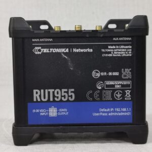 Used TELTONIKA RUT955 Compact Industrial 4G (LTE) RS232/RS485 Router