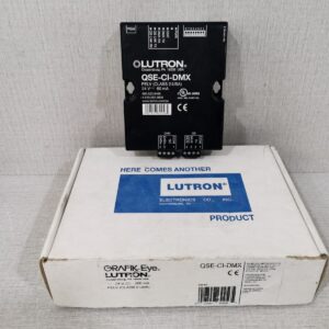 LUTRON QSE-CI-DMX Control Interface GRAFIK Eye Systems PELV (Class 2:USA)/ New – Open box